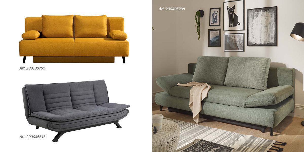 Verschiedene Funktionssofas und Boxspringsofas